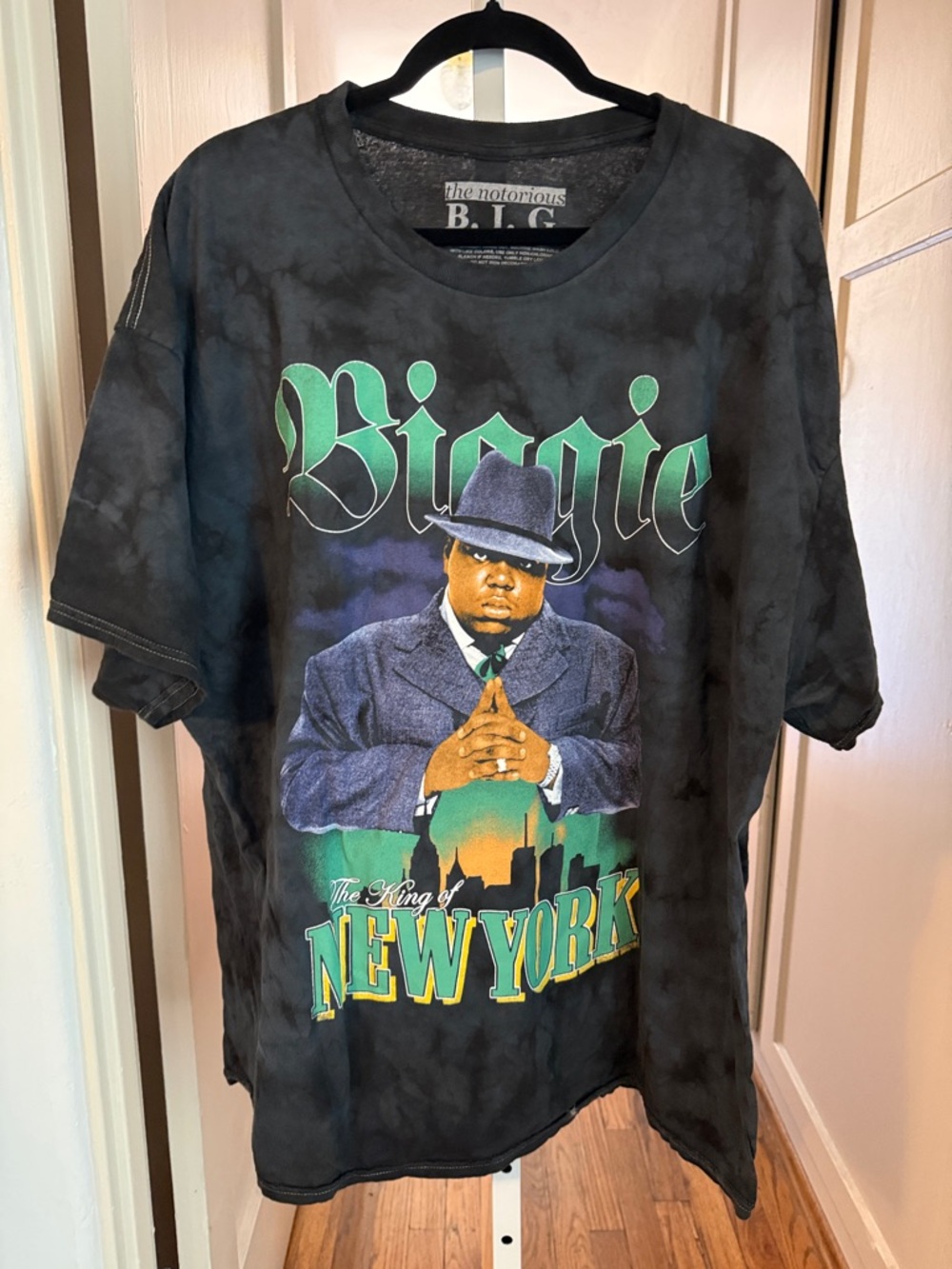 The Notorious B.I.G. Biggie the king of New York Graphic Short Sleeve Tee
